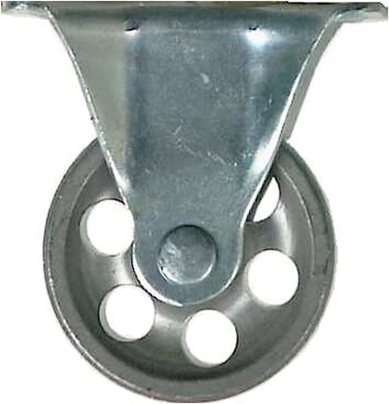 Shepherd Hardware 9182 2-Inch Cast Iron Rigid Plate Caster, 125-lb Load Capacity