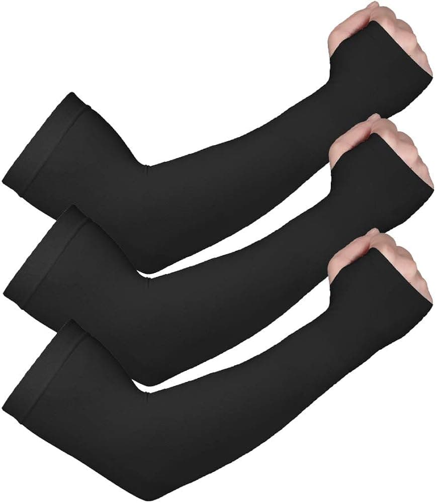 Fycert Cooling UV Arm Sleeve Cover Tattoo Elastic Ice Silk for Men Women