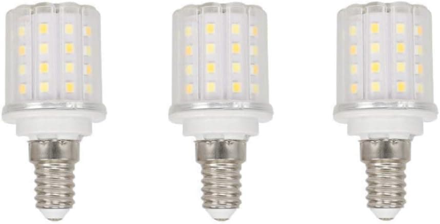 CESSPON E12 LED Mini Corn Bulbs 12W,Edison Screw LED Light Bulbs, Daylight White 6000K, 1200LM, 100W Incandescent Equivalent, Non-dimmable,3 Pack