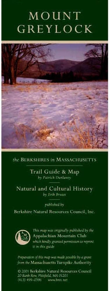 Mt Greylock Trl Map