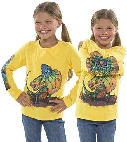 Glow Wild Chompomorphous Tee, in Lizard Size 8 Yellow