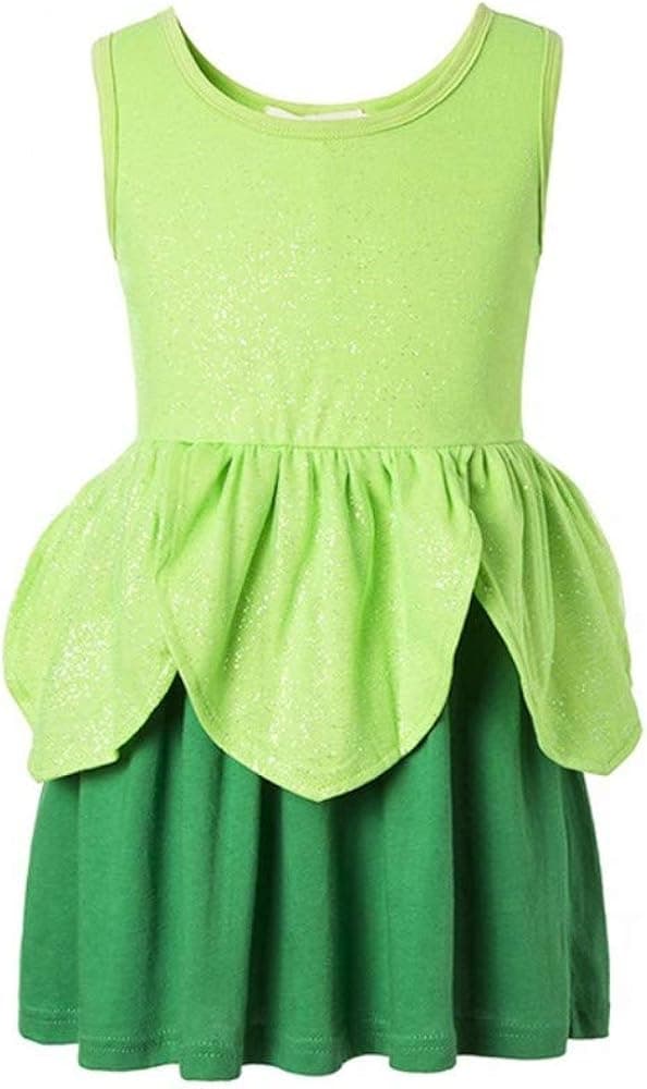 Tinkerbell Classic Girls Costume Tinker Bell Princess Dress Girls Dress Fairies Tink The Fairy Rescue Classic Costume