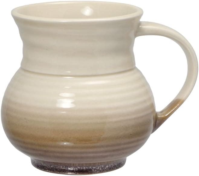 Pfaltzgraff Cream Ombre Pottery Mug, 15-Ounce