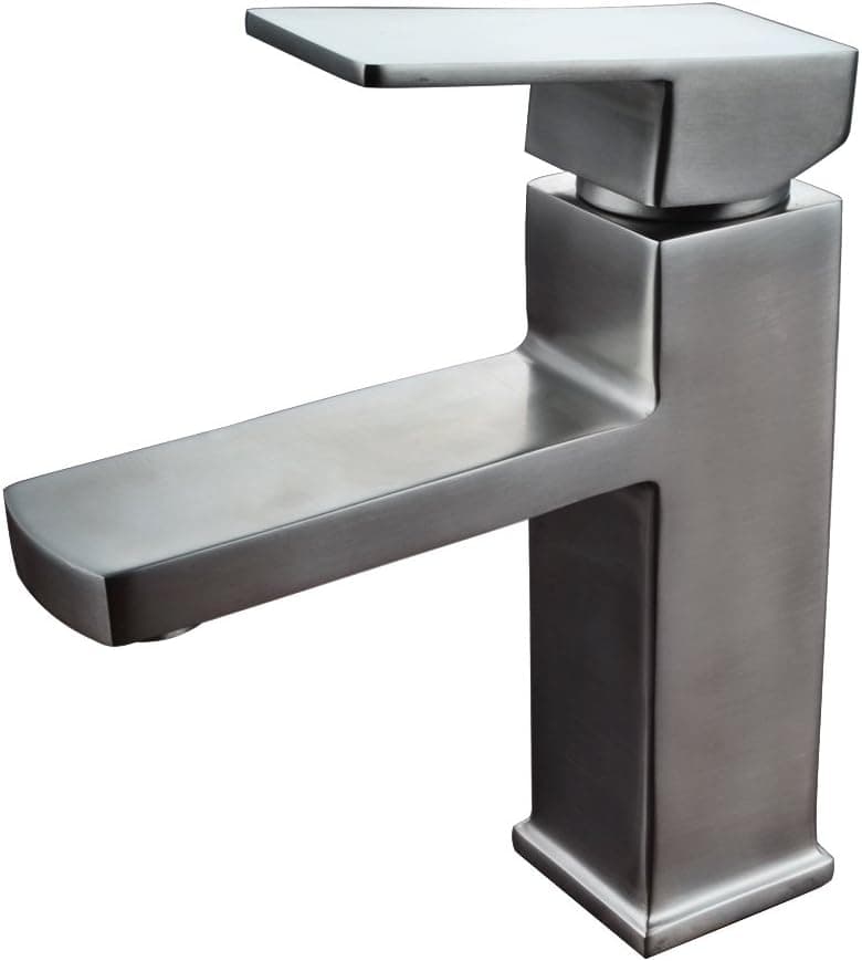 KES L3155A Bathroom Lead-Free Lavatory Vanity Sink Faucet SUS304 Stainless Steel, Brushed Finish