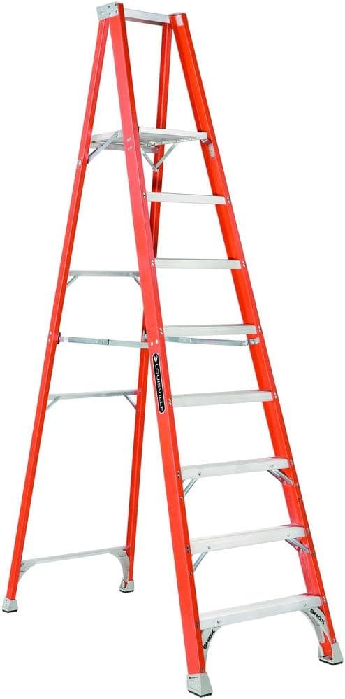 Louisville Ladder FP1508 Fiberglass Ladder, 8-Feet, Orange