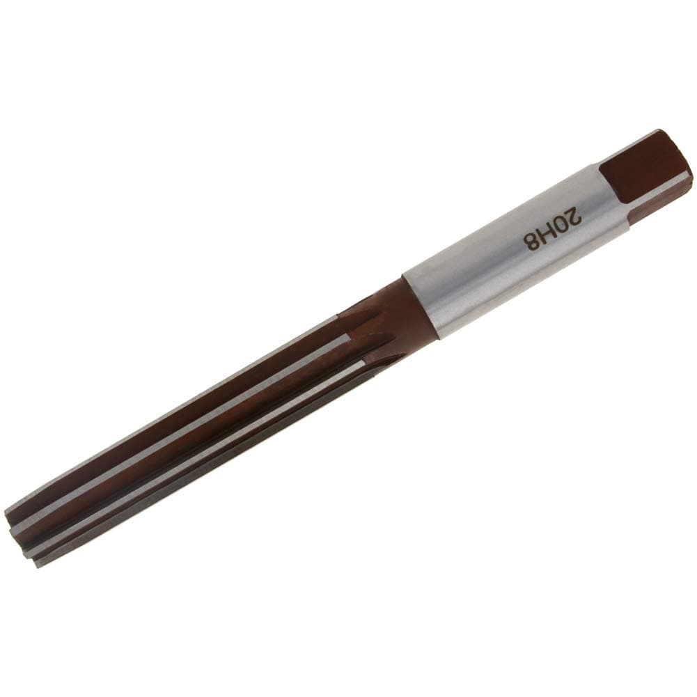 Utoolmart Hand Reamer 20mm Alloy Tool Steel H8 8 Straight Flutes 9Crsi Hand Milling Cutter Tool 1pcs