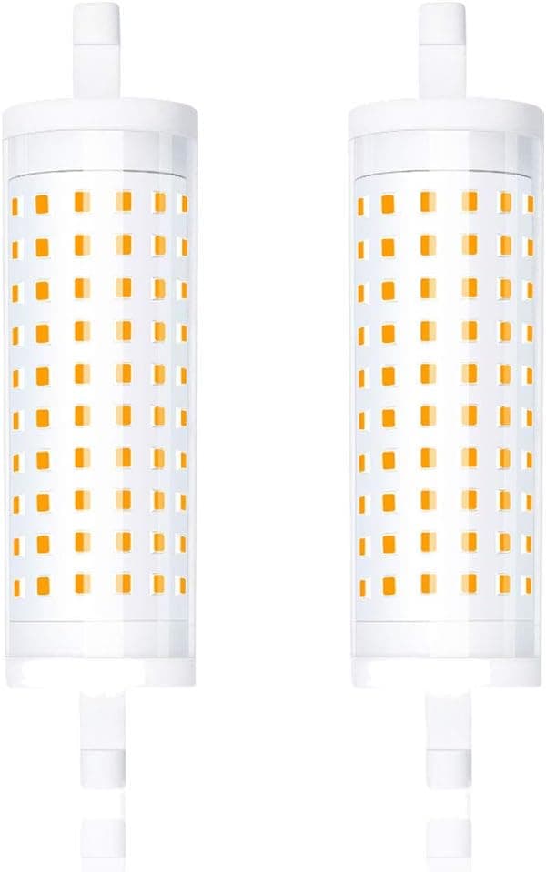 Luxvista Dimmable R7S LED 118mm 15W Daylight J118 LED Bulb (150W J118 Halogen Bulb Replacement), Double Ended J-Type LED for Ceiling Light Landscape Light Floor Light