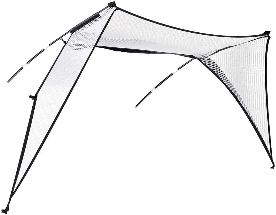 Gagalileo Golf Roof Net,Roof Net for Golf Nets,Golf Traning Aids 4.5'X8.2'X5' Roof Net for Golf Hitting Nets,White Color,Roof Net Only