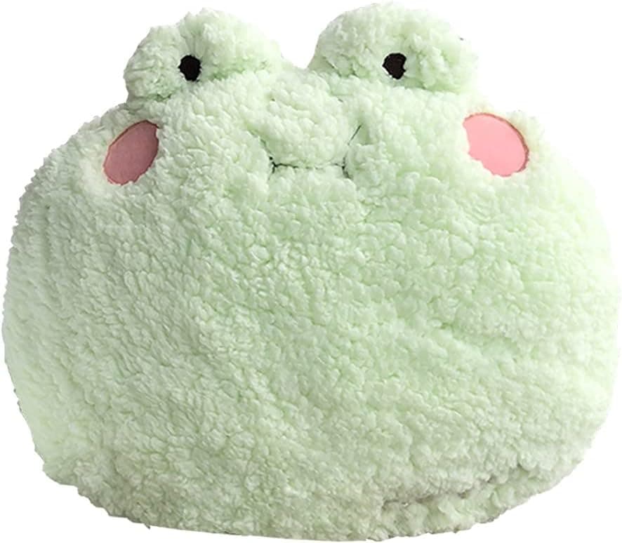 DXDE4U Frog Plush Pillow, Adorable Frog Stuffed Animal (15 * 14 inch), Home Cushion Decoration Plush Hugging Pillow Frog Toy Birthday Xmas Travel Gift for Kids Adults Girls Boys