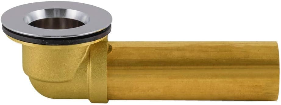 EASTMAN 35224 Bath Brass and PVC Waste and Overflow Shoe, 4-1/2