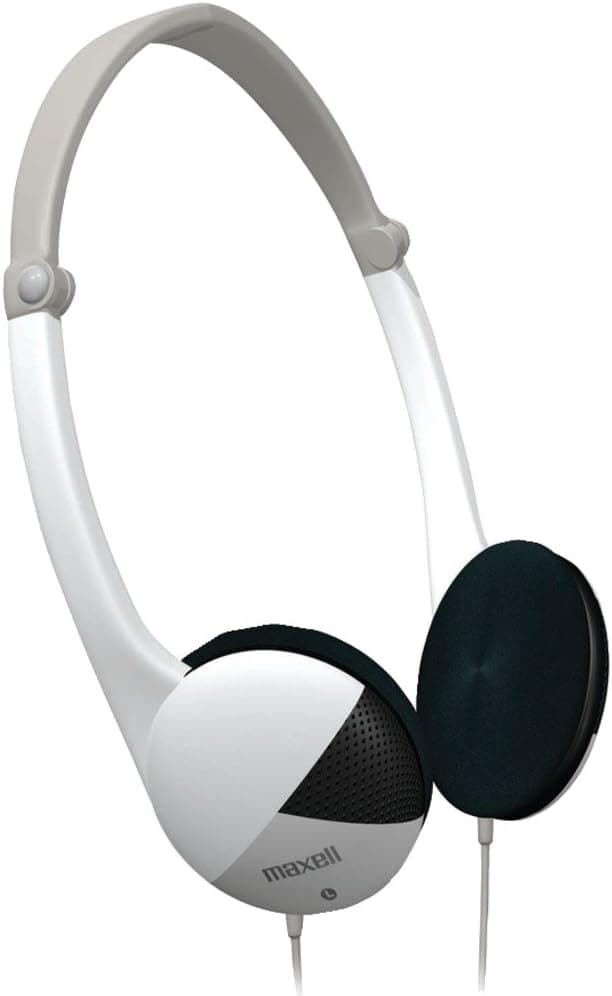 Maxell HP-200F Foldable Lightweight Stereo Headphones