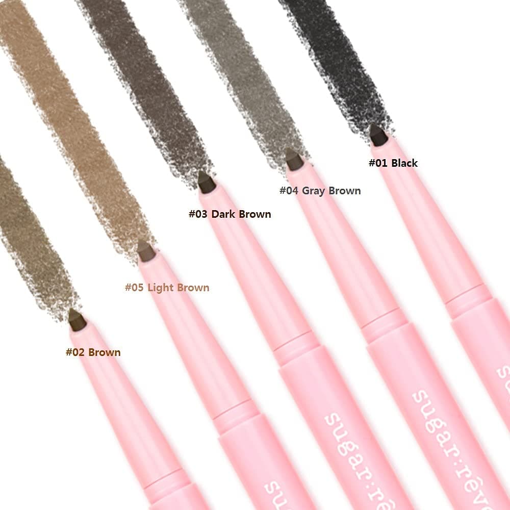 Sugar Reve My Favorite Fit Auto Eyebrow Eye Pencil Beauty Make-up (Dark Brown)