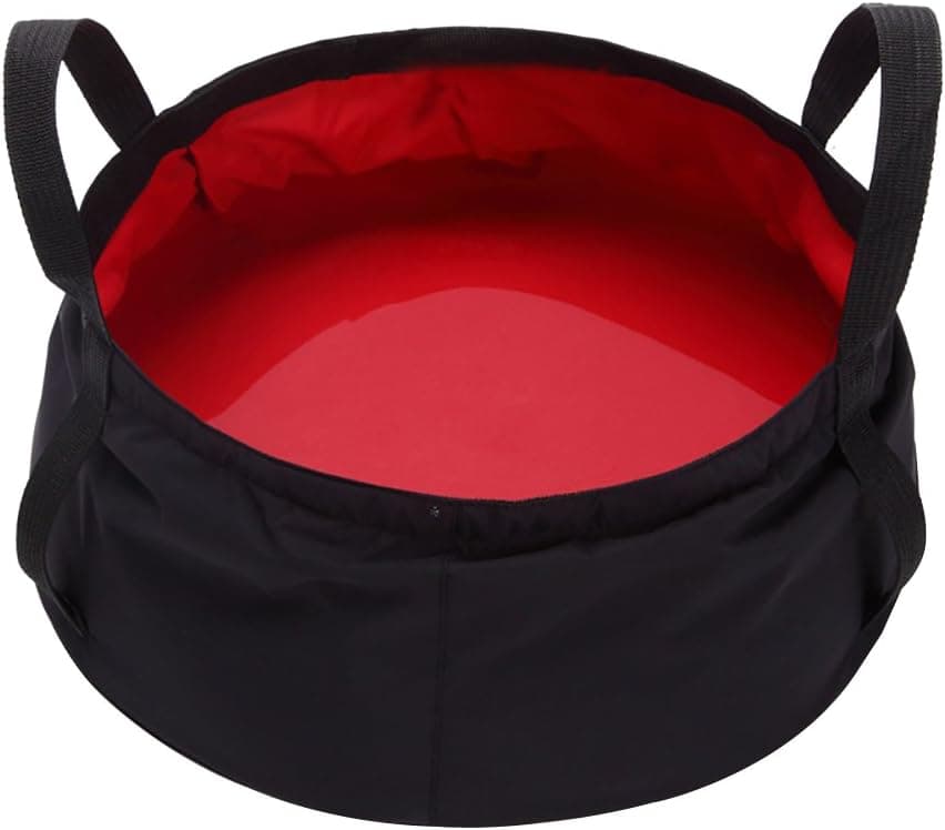 Tutuba 8.5L/2.25Gal Collapsible Water Bucket with Carrying Pouch Portable Water Bag Folding Wash Basin for Outdoor