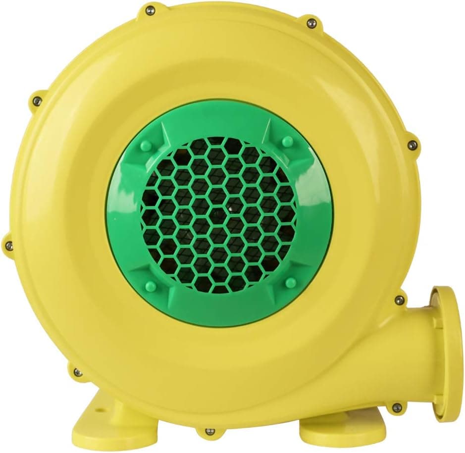 Air Blower, PE Engineering Plastic Shell Air Blower Pump Fan Commercial Inflatable Bouncer Blower, Perfect for Inflatable Bounce House, Jumper, Bouncy Castle
