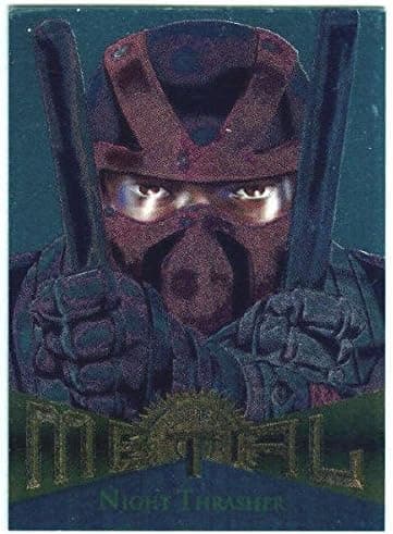 Fleer Marvel Metal #66 NIGHT THRASHER Silver Parallel Chase Card