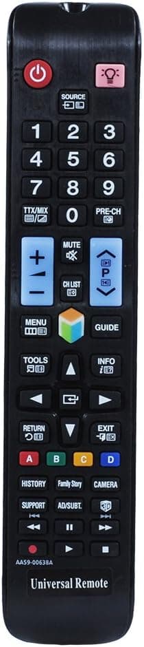 New Replacement Remote Control AA59-00600A for Samsung LED LCD TV UN32EH4000 UN46EH6000F UN55EH6000 UN22F5000AFXZA UN22F5000AFXZA UN26EH4000FXZA PN43E440A2FXZA (AA59-00638A)