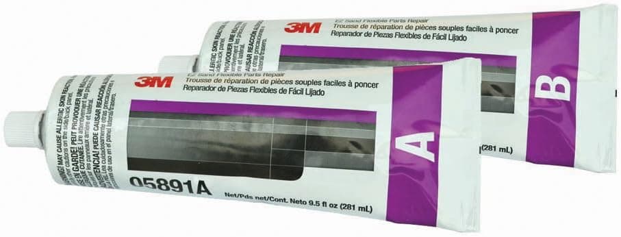 3M EZ Sand Flexible Parts Repair Kit, 05891, 9.5 fl oz Tubes