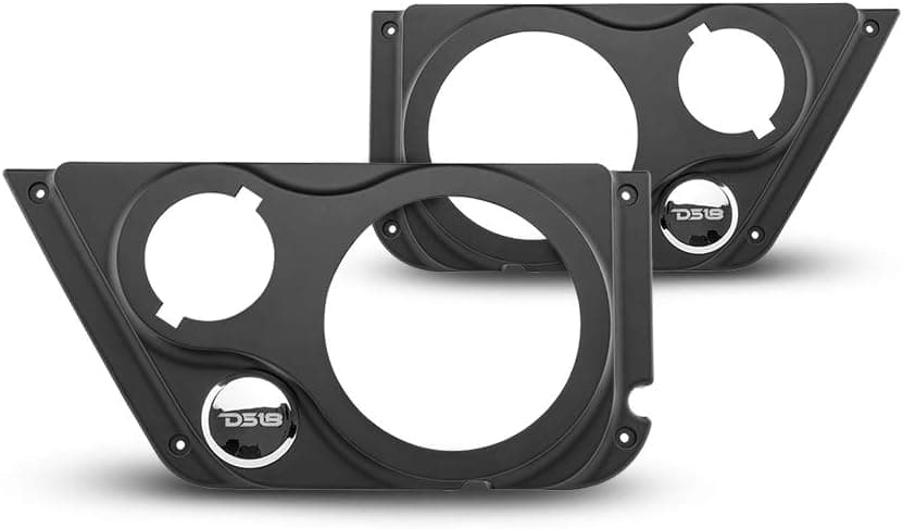 DS18 JK-FD-LR Exclusive DS18 Front Door - Fits 1 x 6 Speaker Midrange + 1 Tweeter- for (Pair)