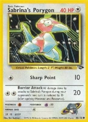 Pokemon - Sabrina39;s Porygon (98) - Gym Challenge