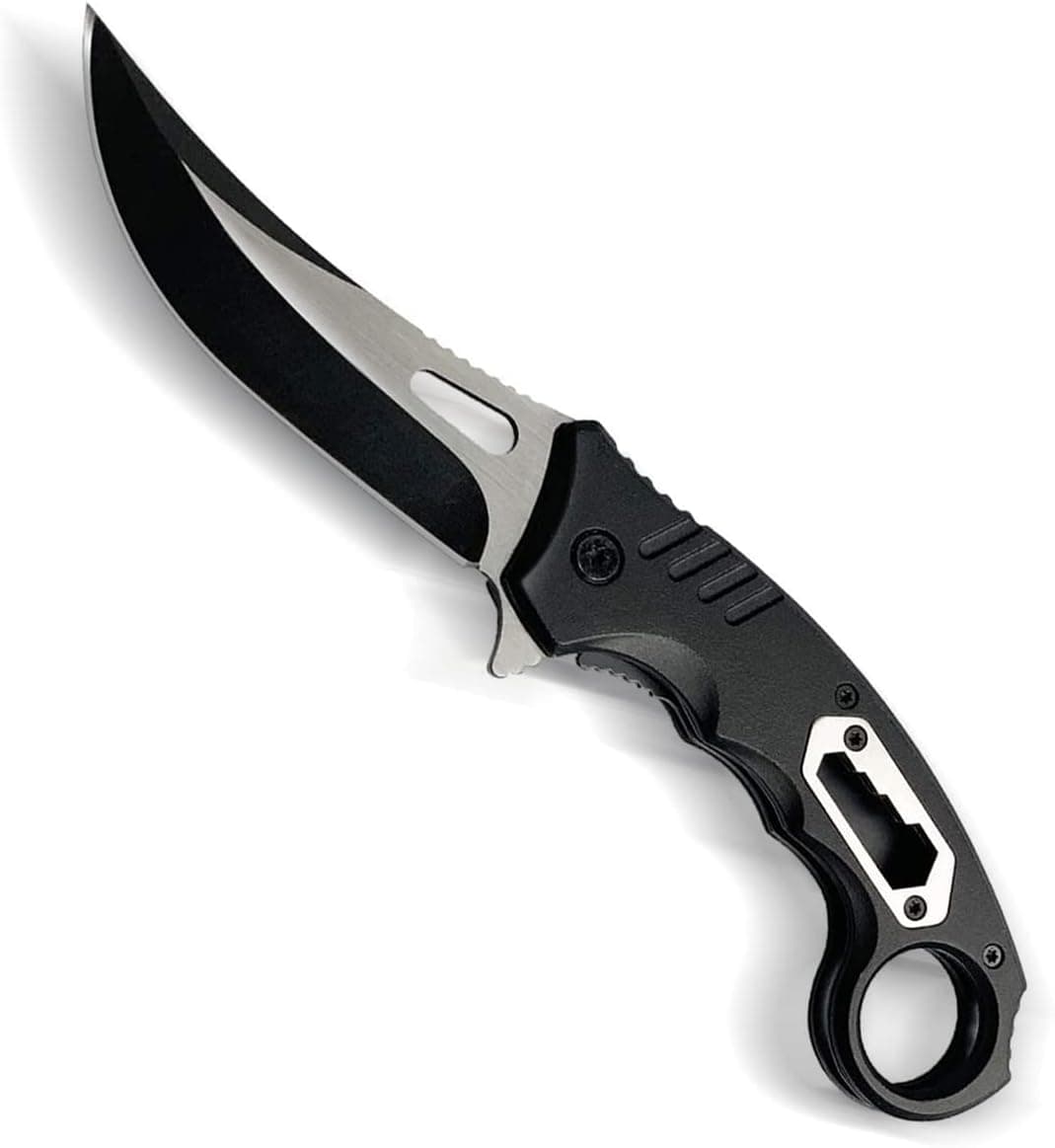 Arkey burds Pocket Knife, Folding Knife With Safety Lock And Clip For Camping, Fishing, Hiking, Outdoor Activities Home Improvement, Gifts For Men, Father, Husband, Boyfriend¡