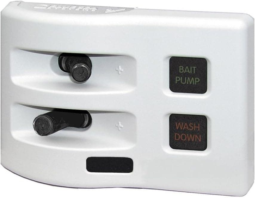 Blue Sea Systems Blue Sea 4312 WeatherDeck Water Resistant Fuse Panel - 2 Position - White