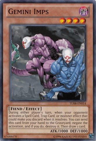 Yu-Gi-Oh! - Gemini Imps (TU08-EN014) - Turbo Pack 8 - Unlimited Edition - Common