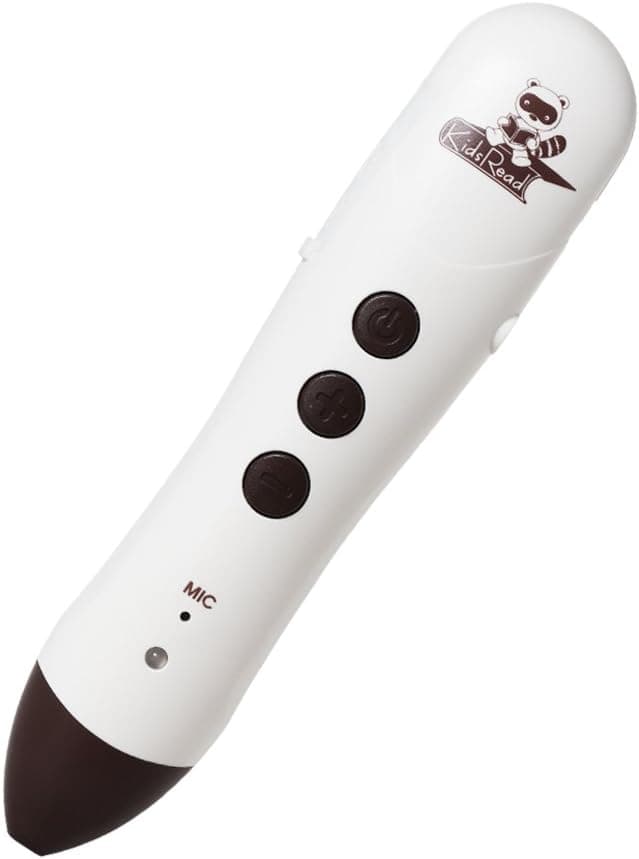 KidsRead Language Wand - Talking Pen and Sticker System that Works with any Learning Material. Supports up to 4 Languages, 16GB Storage with 4700 Stickers, Fun and Open Tool for Learning