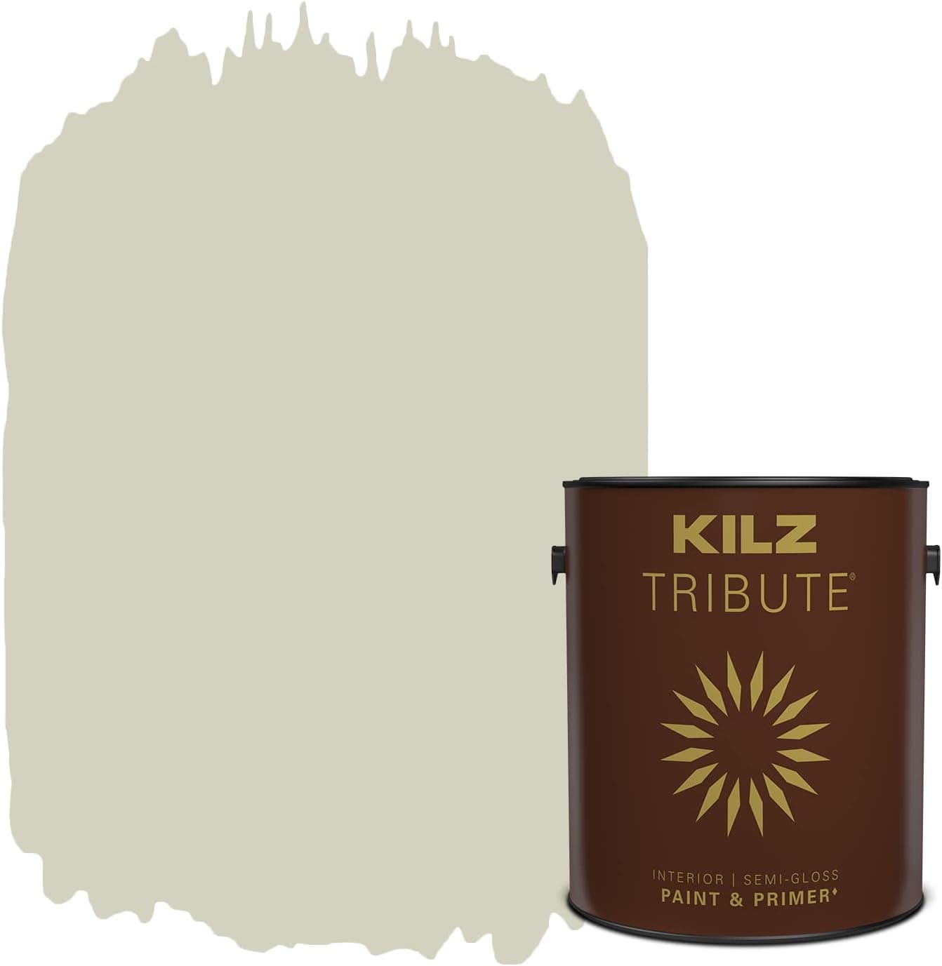 KILZ TRIBUTE Paint & Primer, Interior, Semi-Gloss, Palo Verde, 1 Gallon