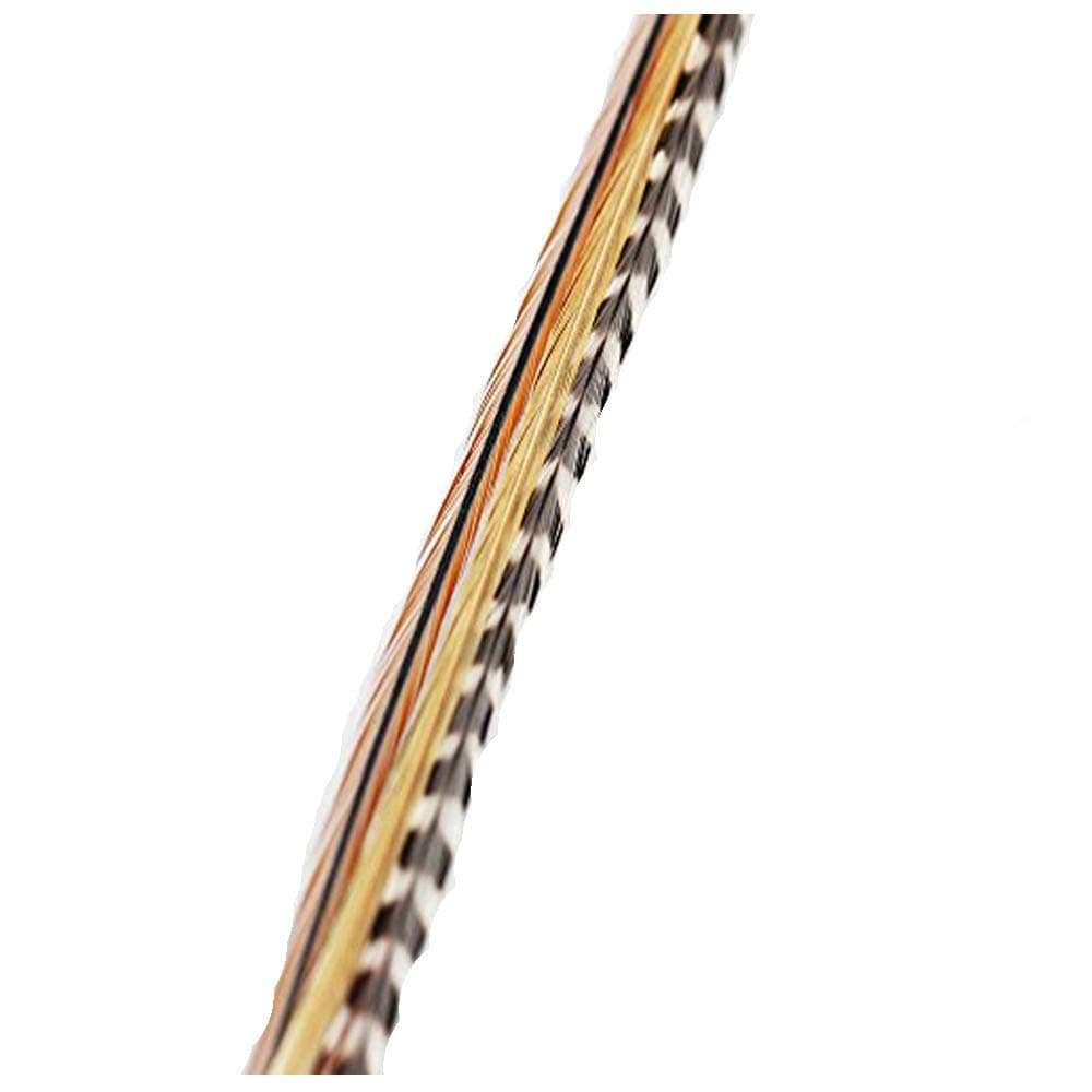 Feather Hair Extension 4"-6" Natural Mix Feathers for Hair Extension 5 Feathers Bonded Together At the Tip