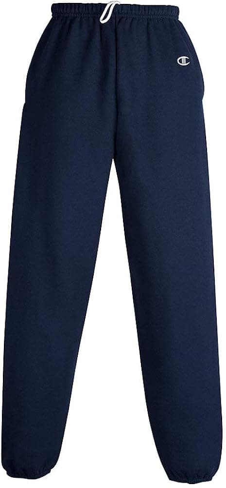 Champion Cotton Men's Cotton Max Fleece Pant Navy