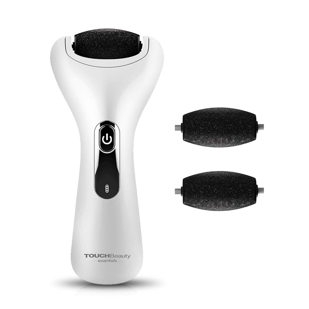 Electric Foot Callus Remover By TOUCHBeauty Pedicure Tool Foot File Wet Dry Rechargeable Callus Remover Corn Hard Skin Shaver with 3 Roller Heads Upgrated