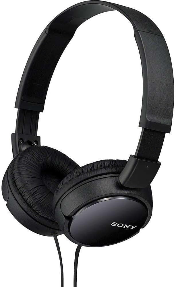 Sony ZX110 Over-Ear Dynamic Stereo Headphones (Black)