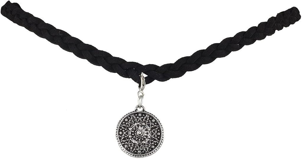Lux Accessories Women's Girl's Classic Top Black Tatto Choker Chocker Necklace Sets