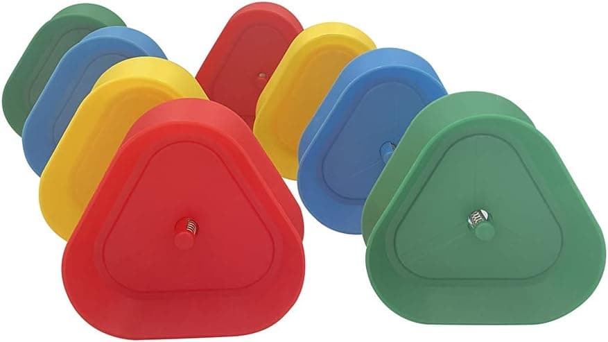 SEETOOOGAMES Triangle Shaped Hands-Free Playing Card Holder 8 Pieces