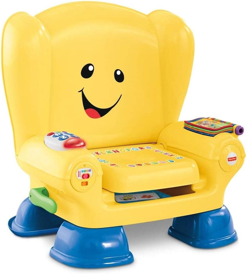 Fisher-Price Laugh & Learn Smart Stages Chair, musical toddler toy with interactive seat and learning content