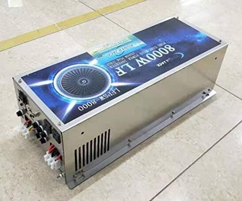 DC 24V 8000W LF Split Phase Pure Sine Wave Power Inverter DC 24V to AC 110V and 220V 60Hz, with 110V BTY Charger Function