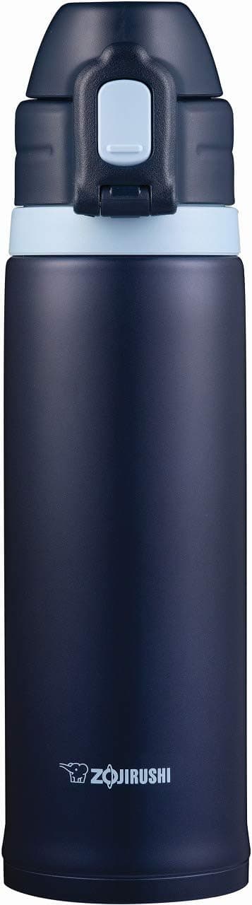 Zojirushi Direct Drinking Water Bottle, Sports Type, Stainless Steel, Straw Bottle, 0.52L, Navy