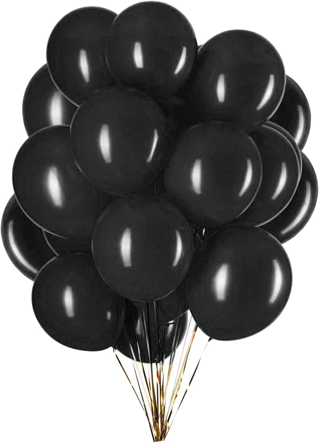 100 PCS 12 inch Black Latex Balloons Helium Balloons Quality Black Balloons Party Decorations Supplies