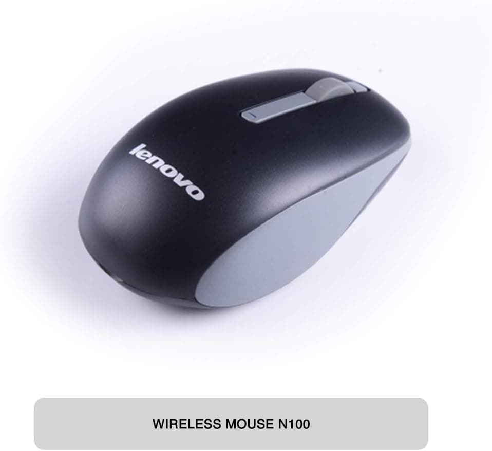 Lenovo N100 Wireless Mouse (Black)