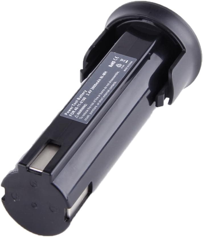 Masione Replacement For Milwaukee 48-11-0100 Battery 2.4V 3000mAh NI-MH Black Fit Models 6547-1 6539-6 6547-22 6539-1 6540-1 6546-1 6539-6 6545-6 6546-6 6550-20 6538-1