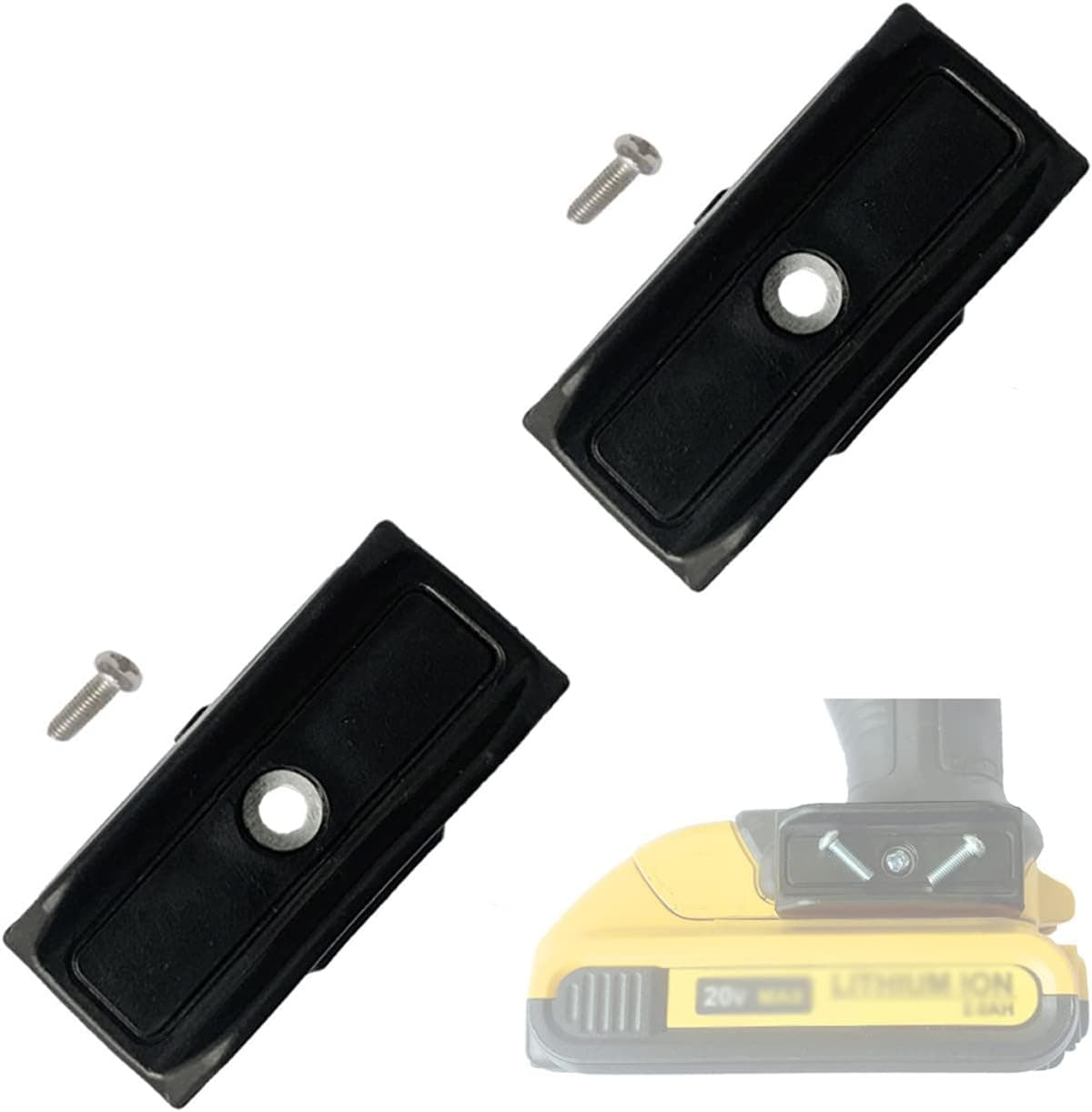 SKCMOX Tool Magnetic Holster Bit Holder Fit for Dewalt 20V Tool Magnetic Holds Screws, Nails, Drill Bit 2Packs