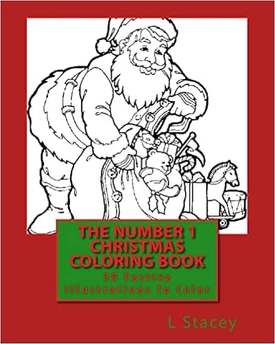 The Number 1 Christmas Coloring Book: 39 Festive Illustrations To Color