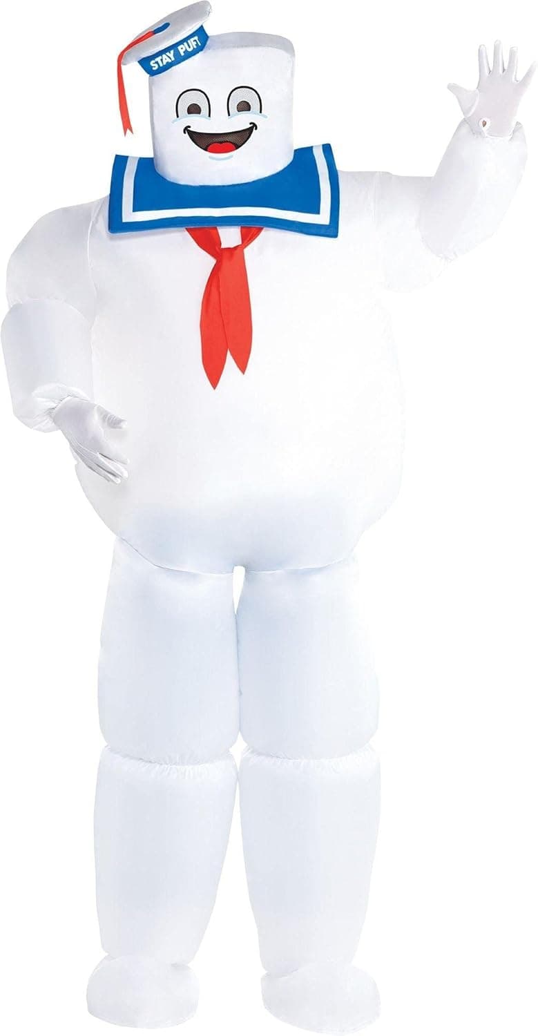 Marshmallow Man Inflatable Jumpsuit- Standard Size - Multicolor-1 Set