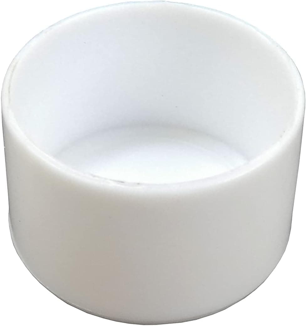 Shepherd Hardware 9744 Leg Tips 1-1/8-Inch Plastic Leg Chair Caps, 4-Pack, White