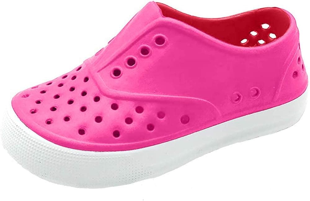 PEBBLES SHOES Kids & Toddler - Boys & Girls Waterproof Breathable Slip On Sneaker | EVA Upper Material & Odor Resistant Footbed with Arch Support | Flexible and Lightweight Synthetic Shoe