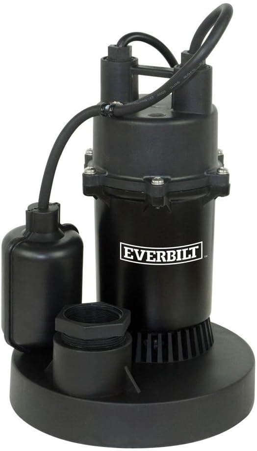 Everbilt 1/2 HP Submersible Sump Pump with Tether