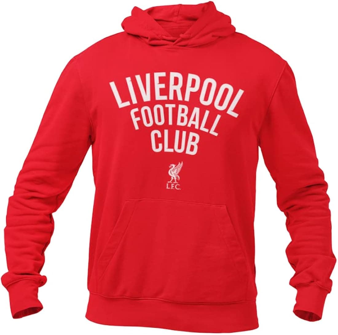 Anfield Shop Liverpool FC Signal Red Hoodie - Officially Licensed LFC Apparel for Men and Women