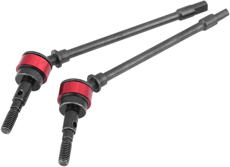 RC Car 4Pcs Drive Shaft, Metal Dog Bone CVD Drive Shaft for SCX10 RC Crawler RC Car Part Spare Parts Accessories Component