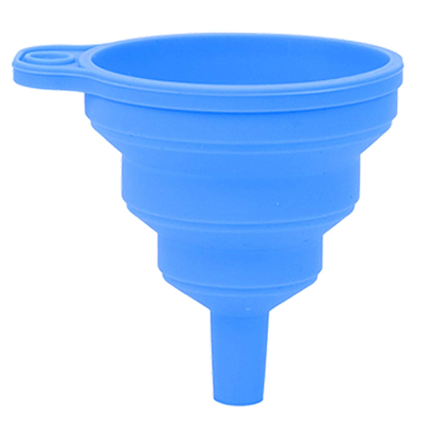 Collapsible Silicone Funnel, Flexible Foldable Funnel for Oil Food and Water Bottle Liquid Transfer Food Grade Kitchen Gadgets