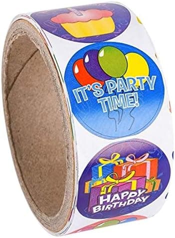 Rhode Island Novelty Happy Birthday Roll Sticker